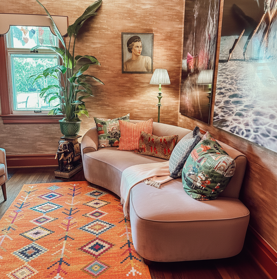 Alfombra Geil MOH105C-8-OR-8X10