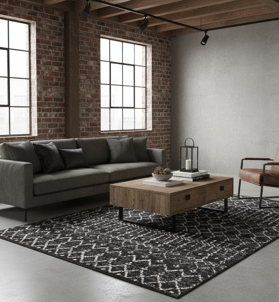 Alfombra Geil MOH101D-8-BI-8X10