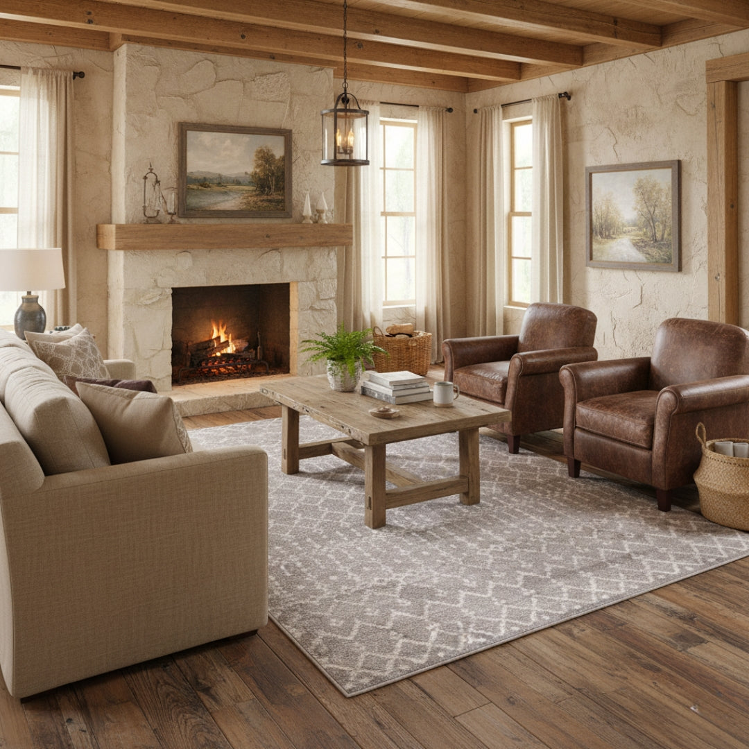 Alfombra Geil MOH101C-5-GI-5X8